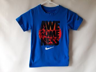 Nike boys blue short-sleeve T-shirt size 6
