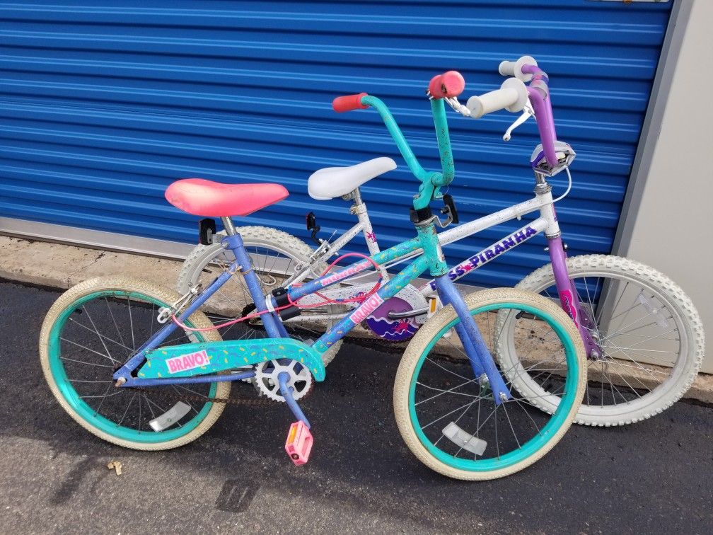 Two 90s Girls Bikes Ross Piranha, Murray