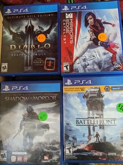 PS4 games