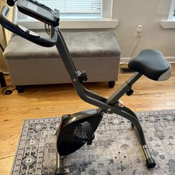 Indoor Stationary Exercise Bike Foldable