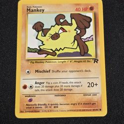 Mankey - Team Rocket 