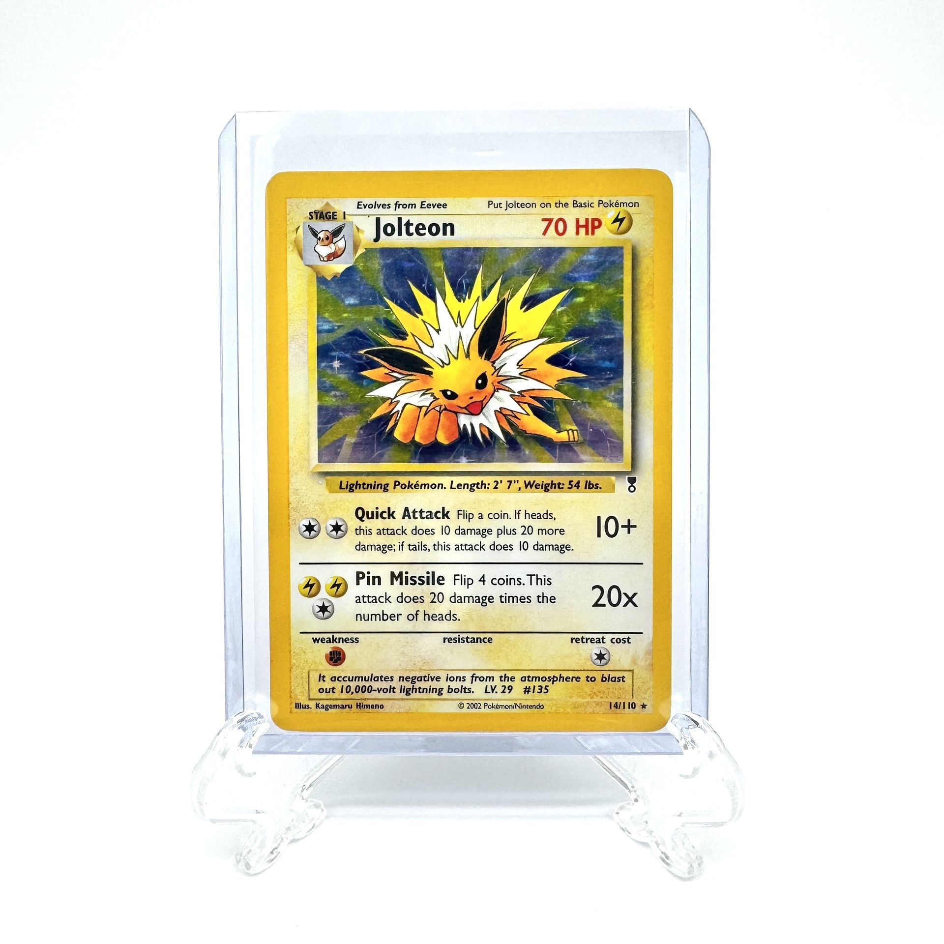 Jolteon 14/110 Rare Holo. LP to NM Condition.
