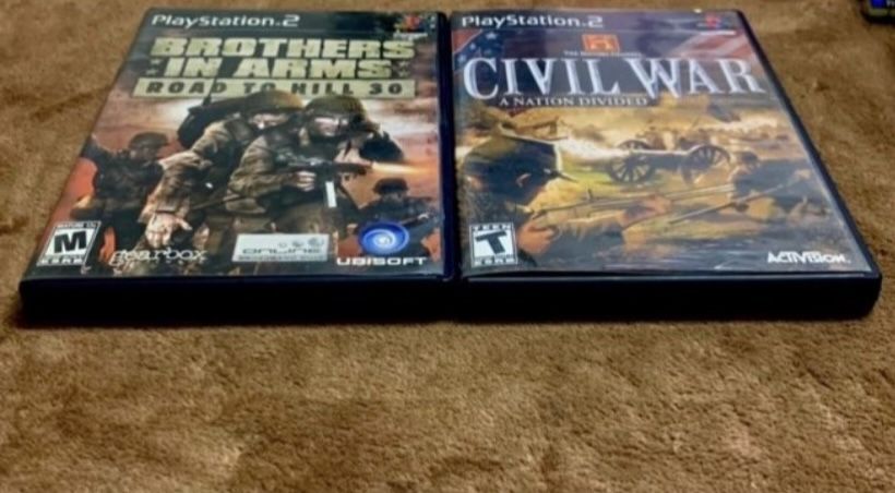 Brothers In Arms: Road To Hill 30 & History Channel: Civil War- A Nation Divided (PS2)