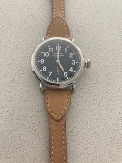 *RARE*SHINOLA DETROIT RUNWELL 36MM WATCH LEATHER TRIPLE WRAP STRAP NEW