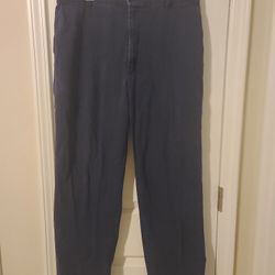 Redkap 1923 Men's Navy Blue Pants, Sz 38, Flat Front, (Ts-E2)