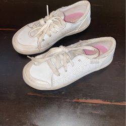 Used White Girls Keds 