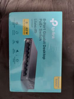 TP-Link LiteWave 8-port Gigabit PoE+ switch