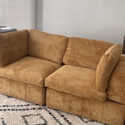 Ginger Corduroy Couch 