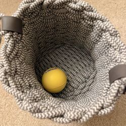 Woven Rope Basket Storage Bin