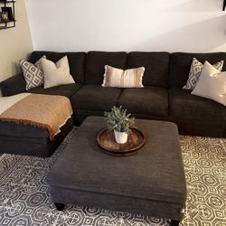  Living Spaces Prestige Down Sectional Sofa