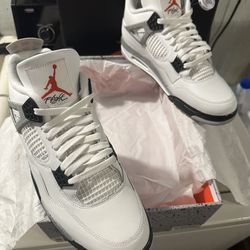 Jordan 4 White Cement Size 12 