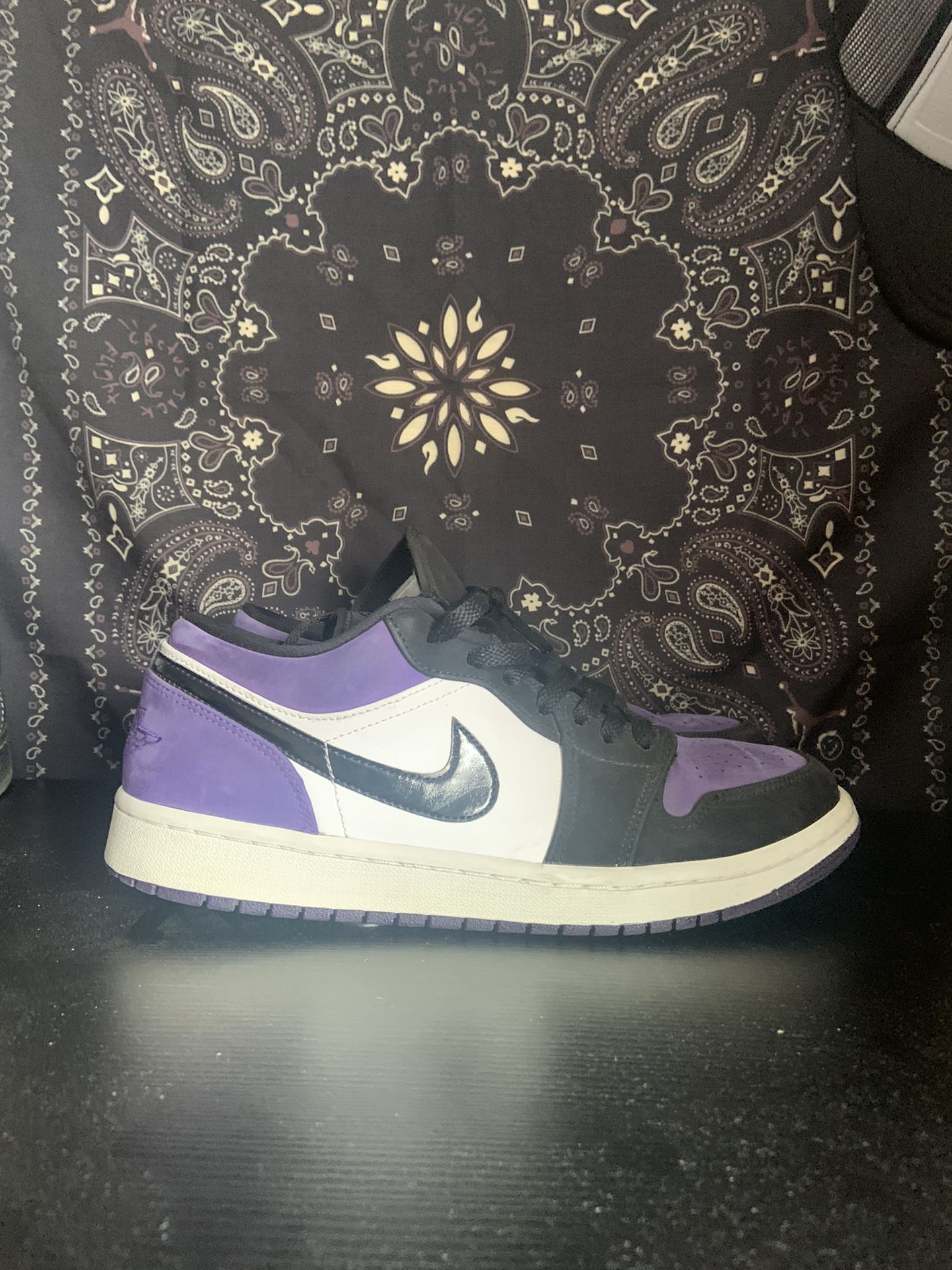 Jordan 1 Court Purple Low 
