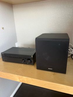 Sony home theater receiver and sub woofer bass