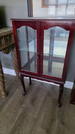 Wood and Glass cabinet