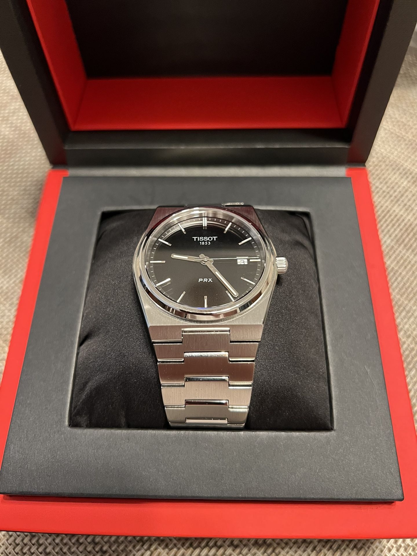 Tissot PRX 40mm Quartz Black Dial
