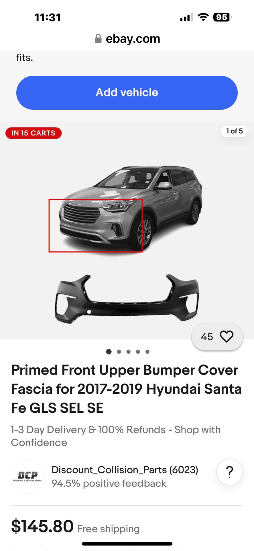 Hyundai Santa Fe Bumper