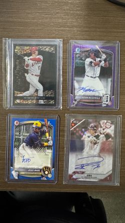 MLB Autographed / Numbered Cards - Jesus Made, Shohei Ohtani, Hyeseong Kim, Kevin Mcgonigle