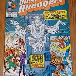 The West Coast Avengers Ancient Egypt Thing Hawkeye Dr strange 22 July 1985