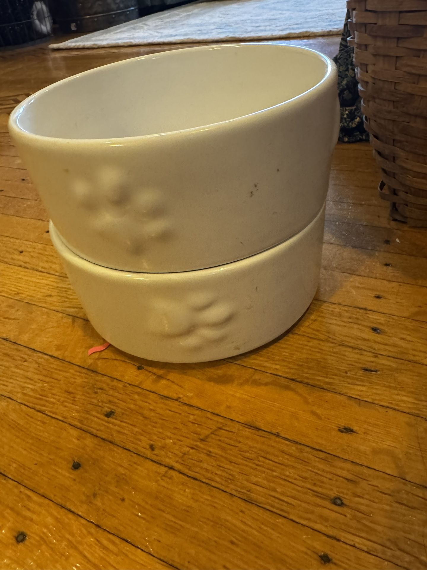 Ceramic Dog Bowls (2)