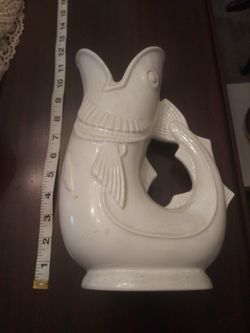 Gurgle Jug Fish Pitcher
