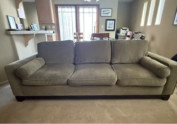 8' Down-Filled Sofa – Great Condition