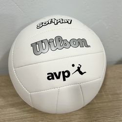 Wilson AVP Soft Play Volleyball - Perfect for Indoor & Outdoor