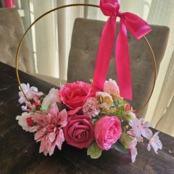 Artificial Centerpieces Pink