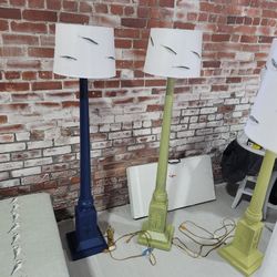 Nice Heavy Hotel Style Floor Lamps 