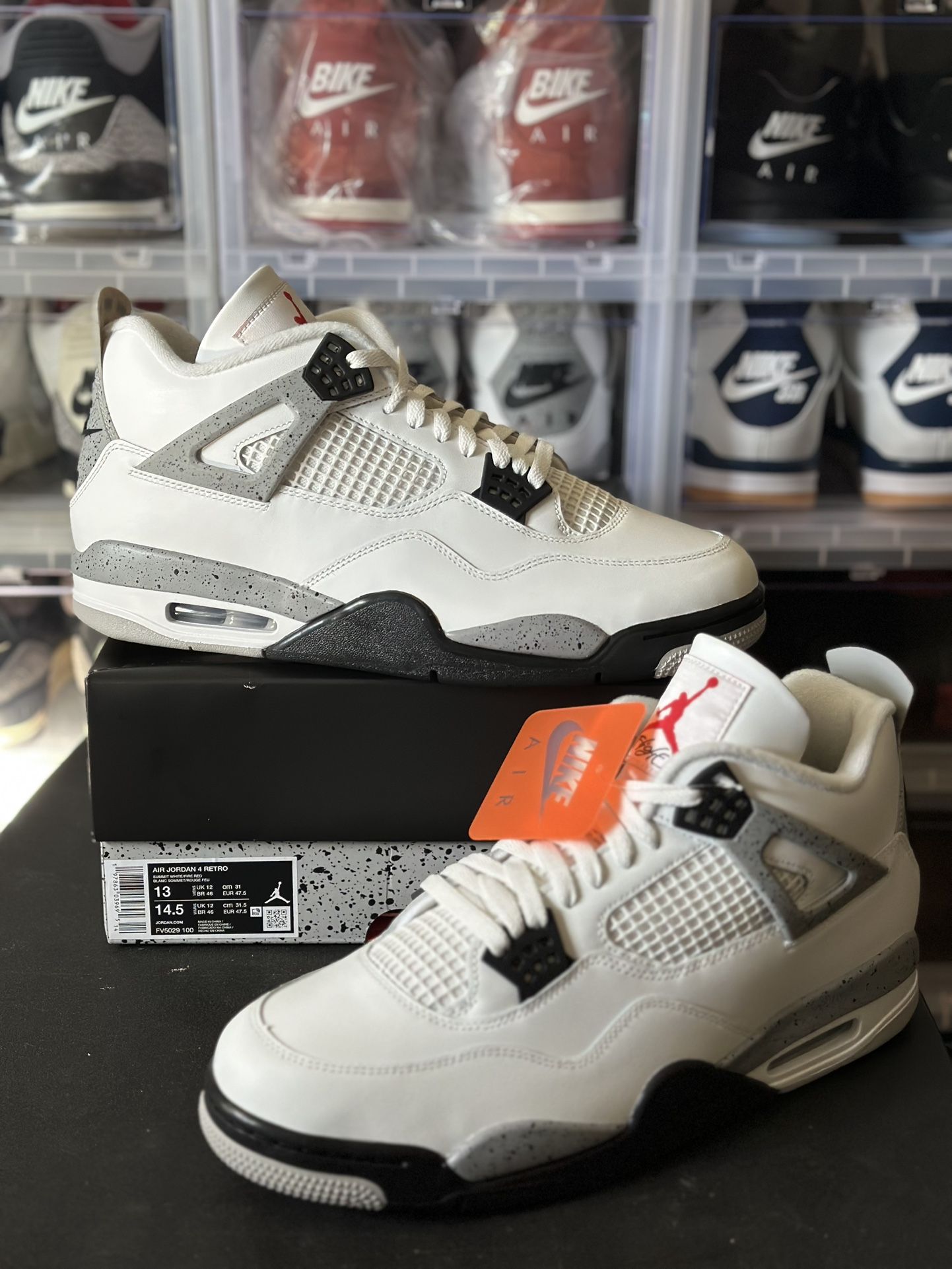 Jordan 4 White Cement Size 13