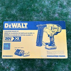 Dewalt Guaranteed tough. Brad Nailer Kit, 18Ga