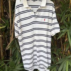 Polo Ralph Lauren Striped Navy On White 