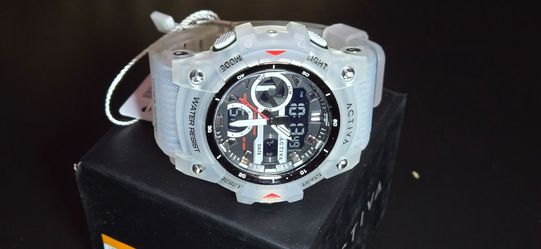 Activa X Invicta Digital Men's Watch - 50mm. White