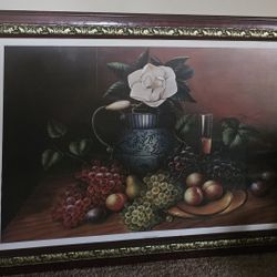 Fruit With Rose Wall Picture 