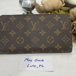 louis vuitton zipper wallet