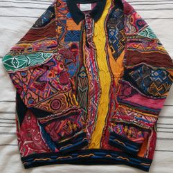 Vintage Coogi Australia 4-Button Sweater