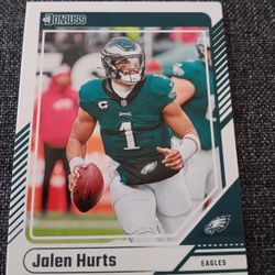 Nice! Near Mint Card, Will Come In A Sleeve.  Jalen Hurts.  Asking $3. Please Check Out All My Stuff.  