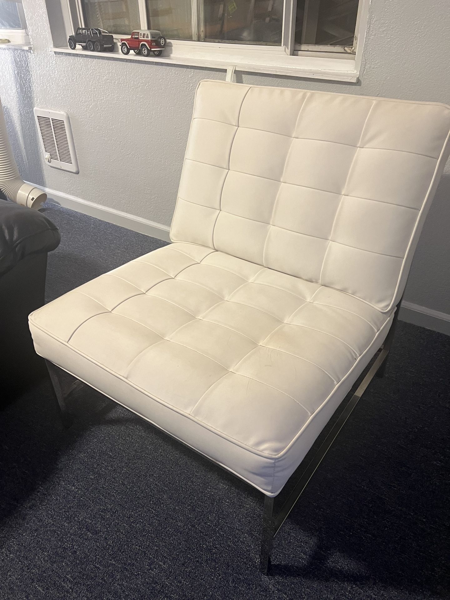 White Leather Couch