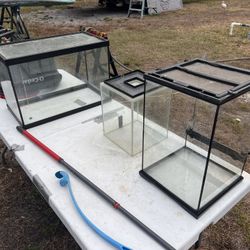 Aquarium And Small Cage For Sale