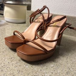 Brown Heal boots