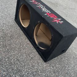 Dual 12 Inch Subwoofer Box 