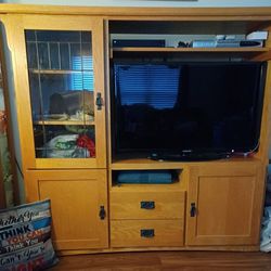 Wooden TV Cabinet With Storage