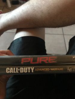 PS3 games pure and call of duty advance warfare