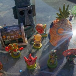 Sponge Bob 🧽 Acuarium Tank Accessories 
