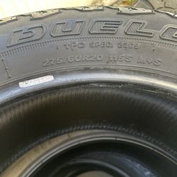 275/60 R20 Set Of 4 Used Tires 