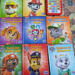 Paw Patrol Story Books -8 With Digital Reader 