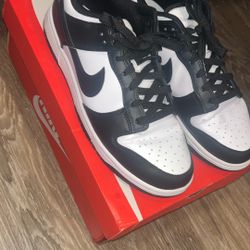 2 Pair Of Mans Nikes And Wolf & Shepherd. Dress Shoes