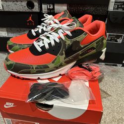 NIKE AIR MAX 90 REVERSE DUCK CAMO SIZE 13