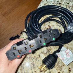 Heavy Duty Generator cord - 25 feet. 