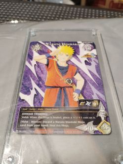 2013 Naruto CCG Ultimate Ninja Storm 3 Naruto Uzumaki x Goku Promo PR 095 Card