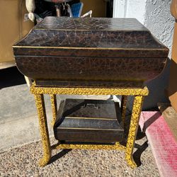 Side Table With Storage 